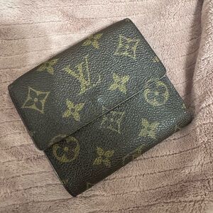 Louis Vuitton Black and Gold Monogram Clutch